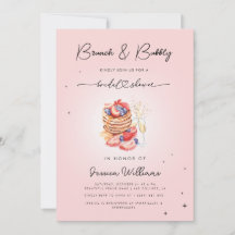 Brunch & Bubbly Pancakes Champagne Brautparty