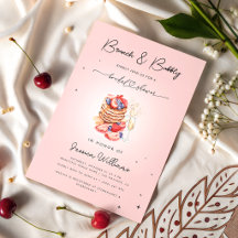Brunch & Bubbly Pancakes Champagne Brautparty