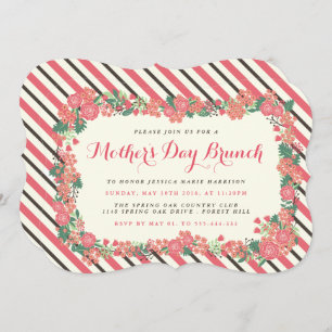 Brunch der Blumenmutter Einladung