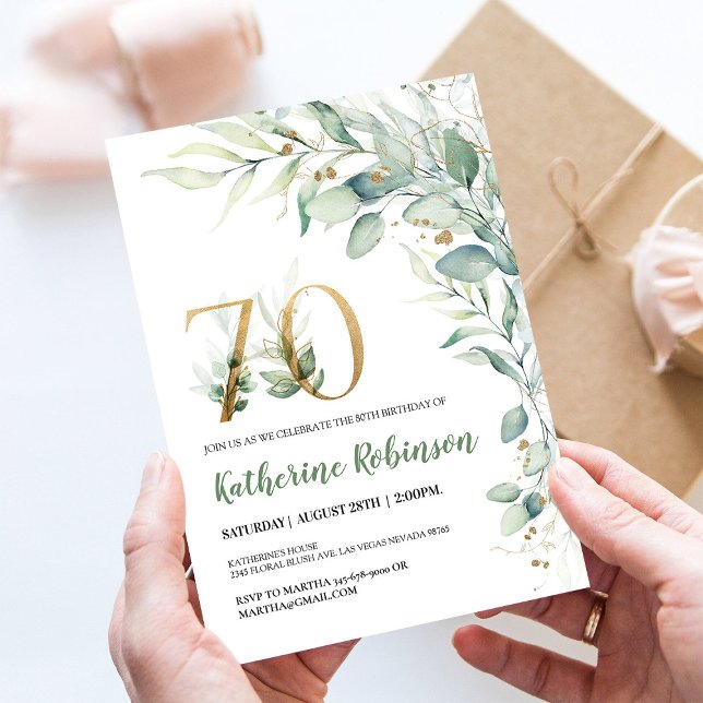 Brunch Einladung zum 70. (Von Creator hochgeladen)