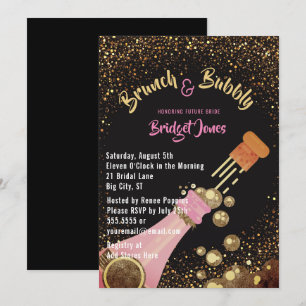Brunch et invitation pétillante de Fête de la