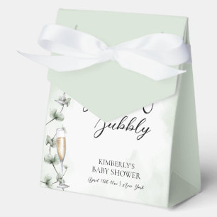 Brunch Eucalyptus Champagne Garden Baby Dusche Geschenkschachtel