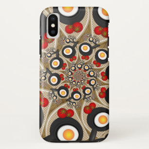 Brunch Fraktal Art Funny Food, Tomaten, Eier Case-Mate iPhone Hülle