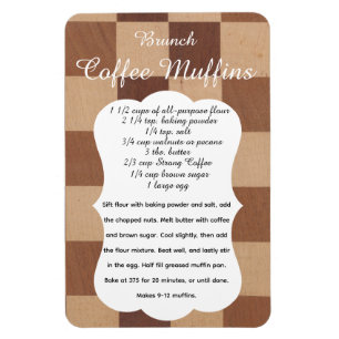 Brunch-Kaffee-Muffin-Rezept-Magnet Magnet