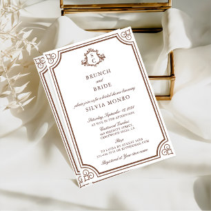 Brunch mit Bride Bridal Dusche Einladung