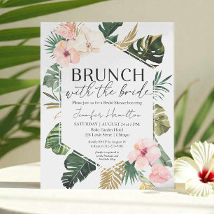 Brunch mit Bride Bridal Dusche Einladung