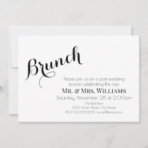 Brunch nach Hochzeit