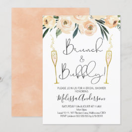 Brunch und Blumendusche Einladung