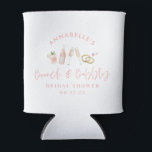 Brunch und Brautparty Dosenkühler<br><div class="desc">Pink mädchenhafte Champagner und Cocktails Bachelorette Brautparty Gastgeschenk</div>