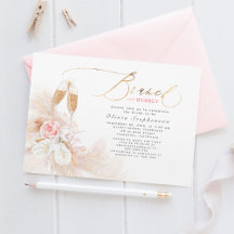 Brunch und Brautparty Pampas Grass