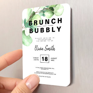 Brunch und Bubbels Junggesellinnenabschied Grüner  Magnet
