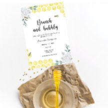 Brunch und Bubbly - Bienenthema-Brautparty