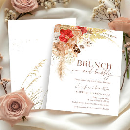 Brunch und Bubbly Bridal Dusche Einladung