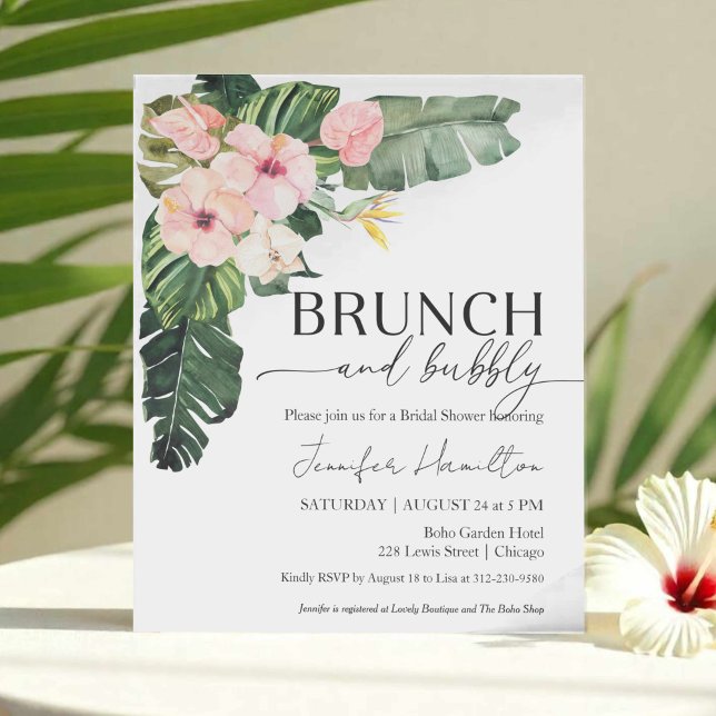 Brunch und Bubbly Bridal Dusche Einladung (Von Creator hochgeladen)