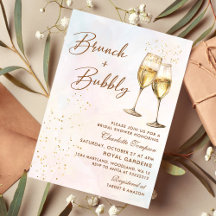 Brunch und Bubbly Champagne Brautparty
