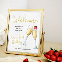 Brunch und Bubbly Champagner Brillen Begrüßungszei