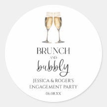 Brunch und Bubbly Engagement Party Brunch Gefallen