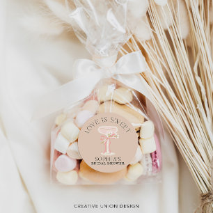 Brunch und Champagner Geschenke für Brautjunggesel Runder Aufkleber