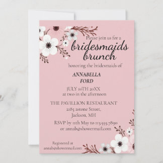 Brunch von Brautmeistern Einladung