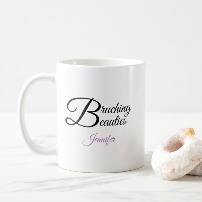 Brunching Beauties Name Kaffeetasse (Mit Donut)