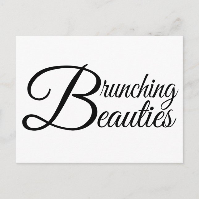 Brunching Beauties Postkarte (Vorderseite)