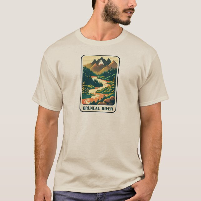 Bruneau River Idaho Colors T-Shirt (Vorderseite)