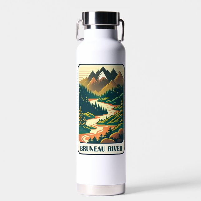 Bruneau River Idaho Colors Trinkflasche (Vorne)