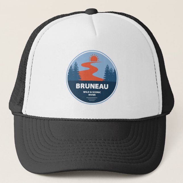 Bruneau Wild und Landschaftlicher Fluss Idaho Truckerkappe (Vorderseite)