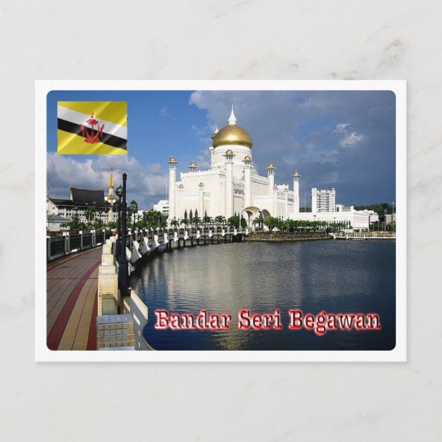 Brunei - Bandar Seri Begawan - Postkarte (Vorderseite)