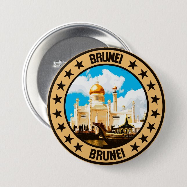 Brunei Button (Vorne & Hinten)