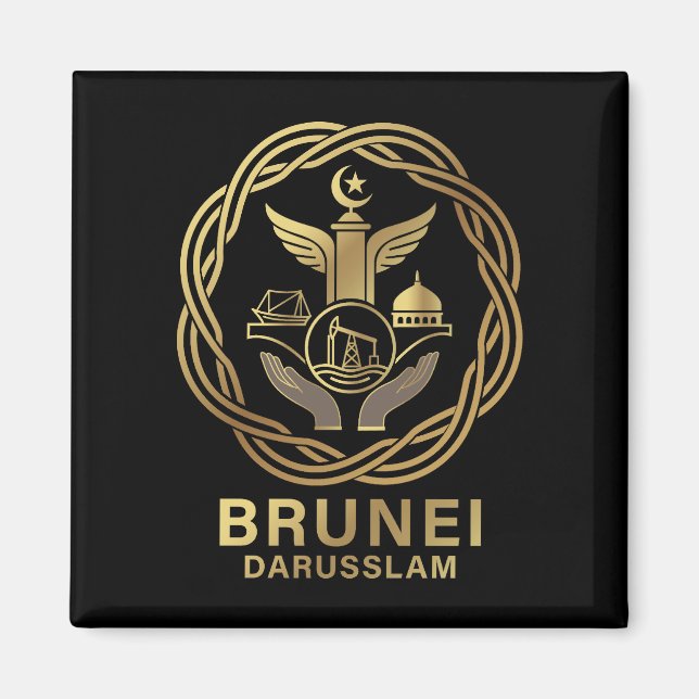Brunei Darusslam Southeast Asia Magnet (Vorne)