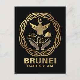 Brunei Darusslam Southeast Asia Postkarte