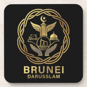 Brunei Darusslam Südostasien Getränkeuntersetzer