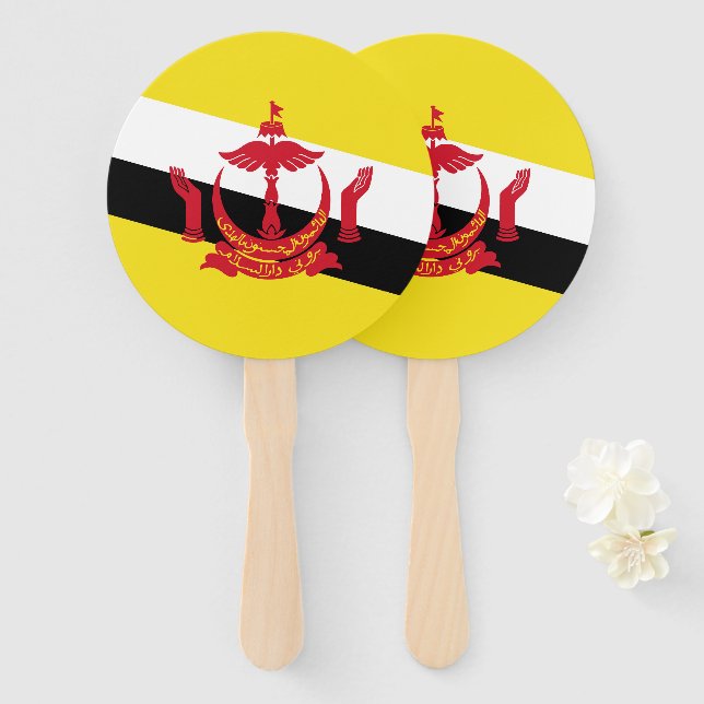 Brunei Fächer (Vorne und Hinten)