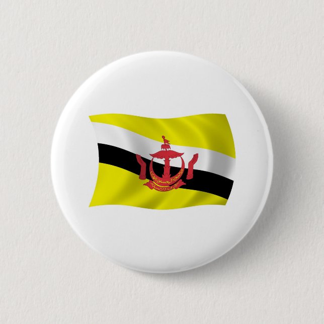 Brunei Flag Button (Vorderseite)