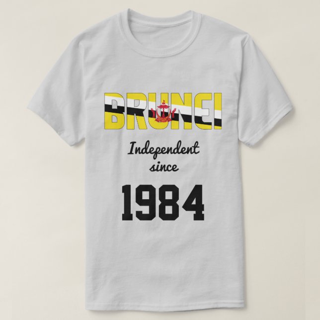 Brunei Flag Independence Celebration T-Shirt (Design vorne)