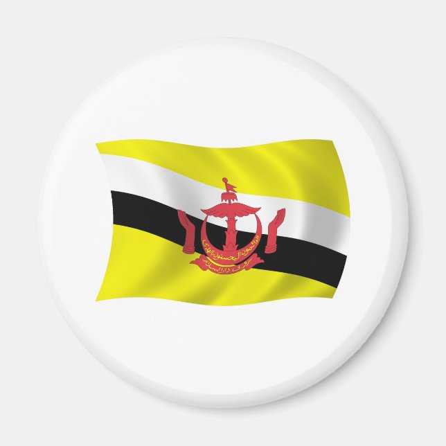 Brunei Flag Magnet (Vorne)