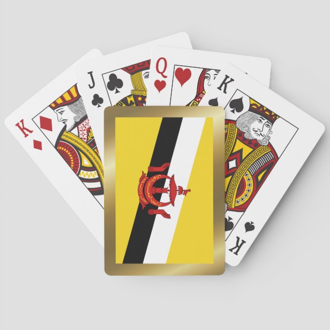 Brunei Flag Spielkarten (Rückseite)