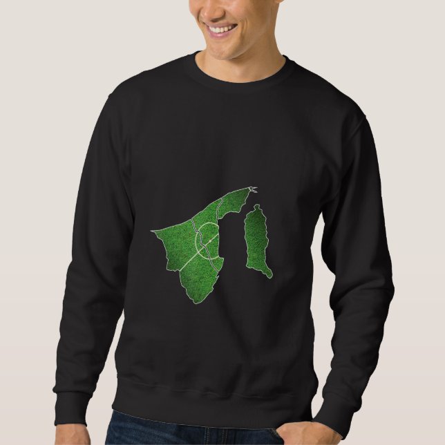 Brunei Fußballplatz Sweatshirt (Vorderseite)