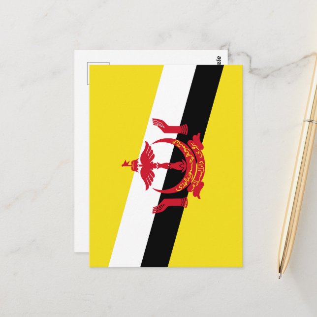 Brunei Postkarte (Vorderseite/Rückseite Beispiel)