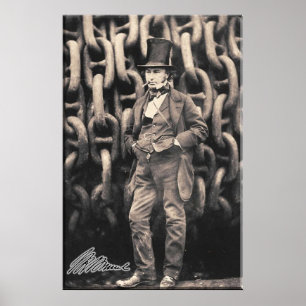 BRUNEL Isambard Kingdom Brunel Engineer Genius Poster