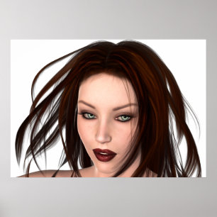 Brünett Beauty Poster