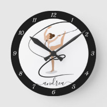 Brünett Gymnastik Girl Gymnastik Gymnastik Gymnast