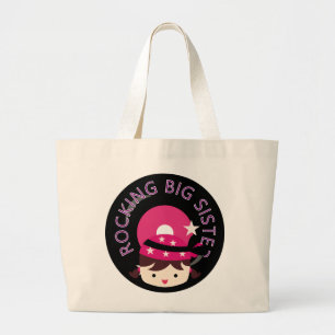 Brünett Rocking Big Sister Jumbo Stoffbeutel