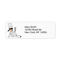 Brunette Baker Étiquettes de retour