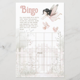 Brünette Mairy Girl Baby Shooting Bingo Sheet