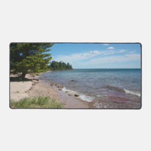 Brunette Park Uferpromenade — Lake Superior, Michi Schreibtischunterlage
