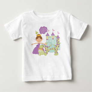 Brünette Prinzessin Baby T-shirt