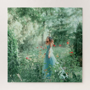 Brünette Prinzessin: Fairy Forest Watercolor
