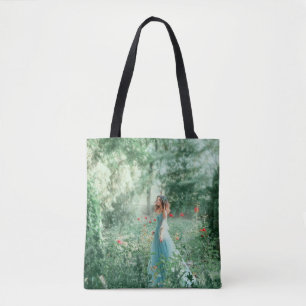 Brünette Prinzessin: Fairy Forest Watercolor Tasche